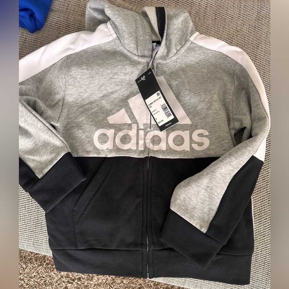 Adidas hoodie for 5 yo boy